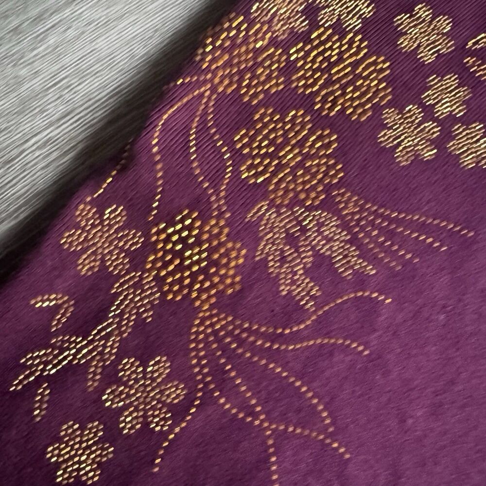 Luna Dolman Sleeve Embellished Pullover Sweater Studded Purple Rounded Hem Sz S - Picture 9 of 15